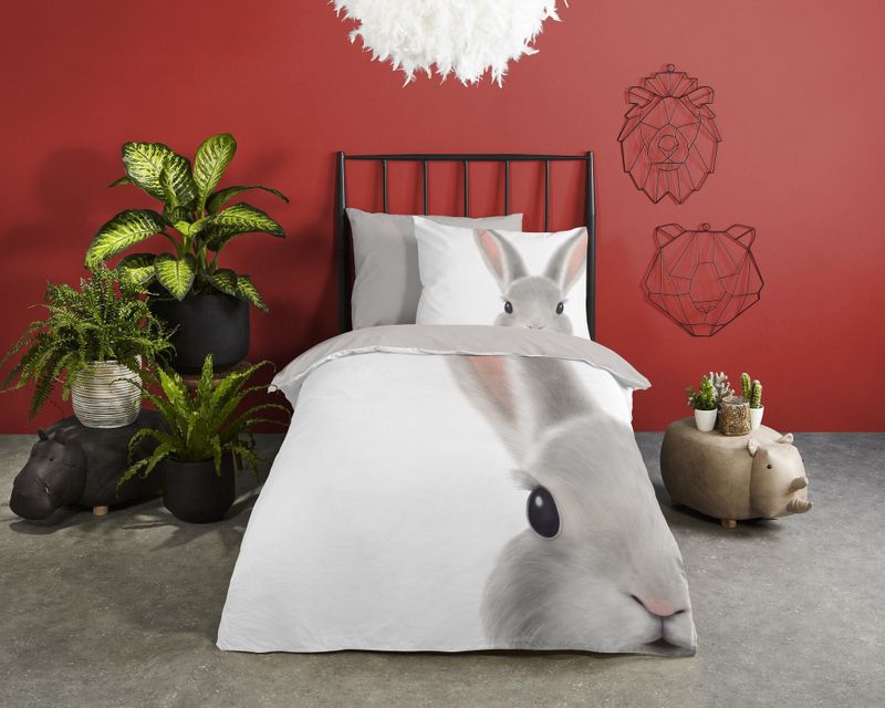 Dekbedovertrek - Wit - Katoen - 2 Persoons