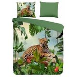 Dekbedovertrek - Grijs - Katoen - Eenpersoons