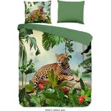 Dekbedovertrek - Grijs - Katoen - Eenpersoons