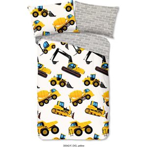 Dekbedovertrek - Wit - Katoen - 2 Persoons