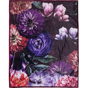 Plaid 130x160 Polyester Descanso Nr.20034 Bordeaux