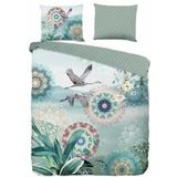 Dekbedovertrek - Grijs - Katoen - 1 Persoon