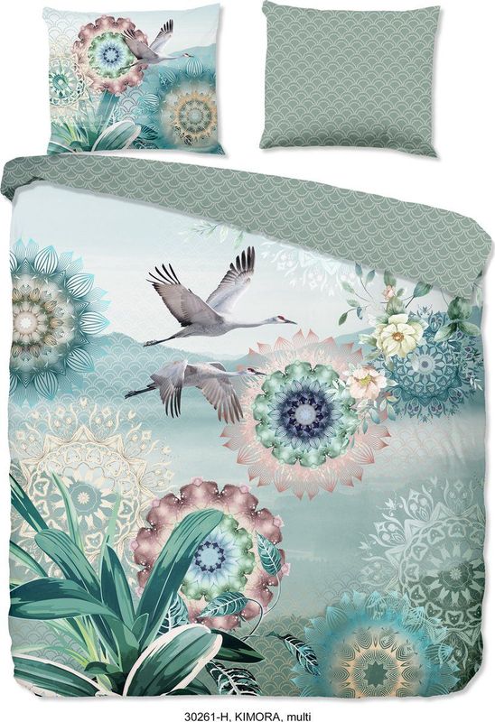 Dekbedovertrek - Grijs - Katoen - 1 Persoon