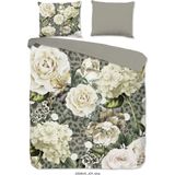 Dekbedovertrek Joy - Meerkleurig - Microvezel - Eenpersoons 140x200 Cm - Bloemen