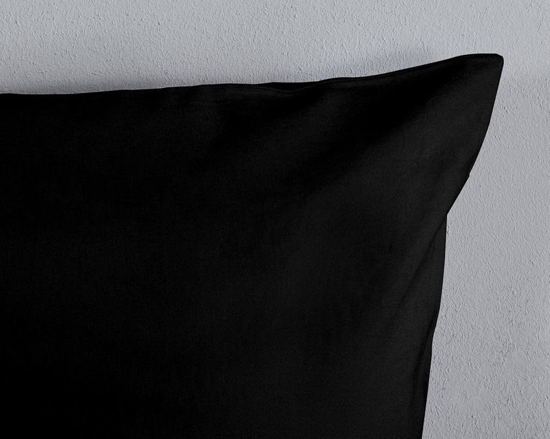 Pure - Dekbedovertrek - Zwart - Microfiber