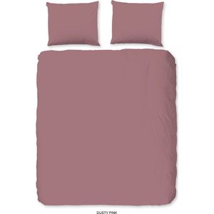 Dekbedovertrek Elva Dusty Pink - Roze - Katoensatijn - Ritzzly