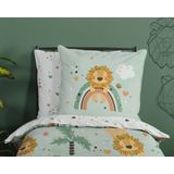 Dekbedovertrek - Grijs - Katoen - Eenpersoons