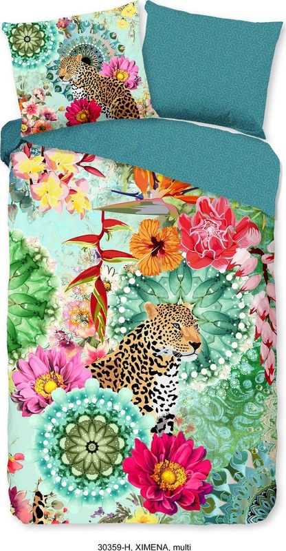 Dekbedovertrek - Wit - Katoen - 140x200 cm