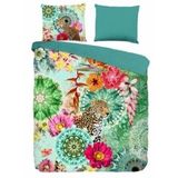 Dekbedovertrek - Wit - Katoen - 1 Persoon