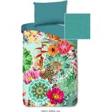 Dekbedovertrek - Wit - Katoen - 1 Persoon