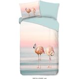 Dekbedovertrek - Wit - Katoen - 140x200 cm