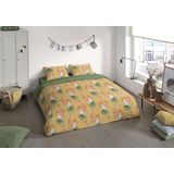 Dekbedovertrek - Blauw - Katoen - Enkelzijdig Bedrukt