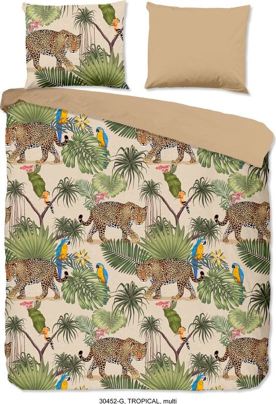 Dekbedovertrek - Blauw - Katoen - 1 Persoons