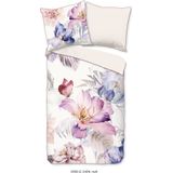 Dekbedovertrek - Wit - Katoen - Eenpersoons