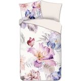 Dekbedovertrek - Wit - Katoen - Eenpersoons