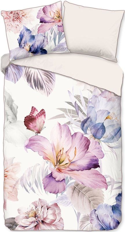 Dekbedovertrek - Wit - Katoen - Eenpersoons