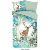 Dekbedovertrek - Wit - Katoen - Eenpersoons