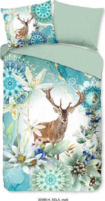 Dekbedovertrek - Wit - Katoen - Eenpersoons