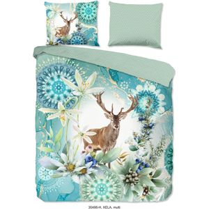 Dekbedovertrek - Katoen - Blauw - Eenpersoons