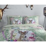 Dekbedovertrek - Blauw - Katoen - Eenpersoons