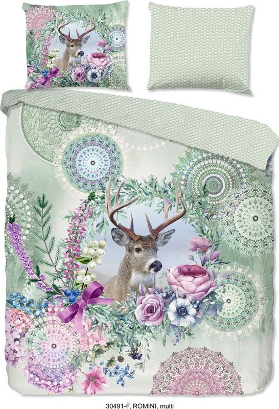 Dekbedovertrek - Blauw - Katoen - Eenpersoons