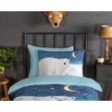 Good Morning - Polar Multi - Dekbedovertrek - Flanel - 1-Persoons