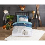 Good Morning - Polar Multi - Dekbedovertrek - Flanel - 1-Persoons