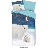 Good Morning - Polar Multi - Dekbedovertrek - Flanel - 1-Persoons