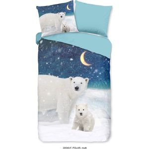 Polar Bear 3D-print dekbedovertrek beddengoed set wilde dieren