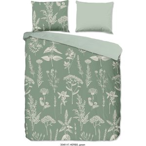 Good Morning - Herbs - Dekbedovertrek - Green - 140 x 200 / 220 cm - 1-Persoons