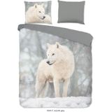 Good Morning - Julian - Dekbedovertrek - Grijs - Flanel - 2-Persoons