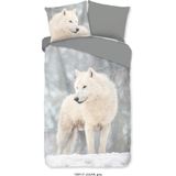 Dekbedovertrek - Grijs - Katoen - 2 Persoons