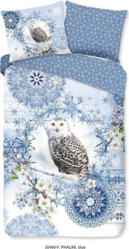 HIP - Dekbedovertrek - Phalini - Blue - 100% Flanel