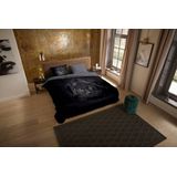 Dekbedovertrek - Grijs - Katoen - 1-Persoons