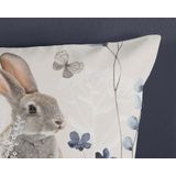 Dekbedovertrek - Blauw - Katoen - Enkele Bedmaat