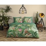 HIP - Abhita - Dekbedovertrek - Groen - Katoen Satijn