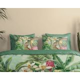 HIP - Abhita - Dekbedovertrek - Groen - Katoen Satijn