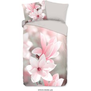 Dekbedovertrek Magna - Roze - Microvezel - Dessin: Natuur
