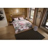 Dekbedovertrek Magna - Roze - Microvezel - Dessin: Natuur