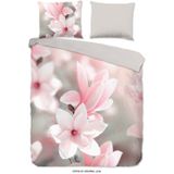 Dekbedovertrek Magna - Roze - Microvezel - Dessin: Natuur