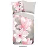 Dekbedovertrek Magna - Roze - Microvezel - Dessin: Natuur