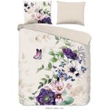 Dekbedovertrek - Wit - Katoen - Eenpersoons