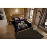 Dekbedovertrek - Grijs - Katoen - 240x220 cm