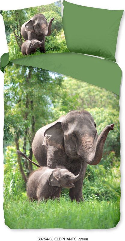 Dekbedovertrek - Grijs - Katoen - 240x220 cm