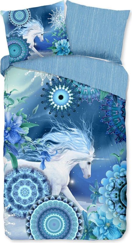 HIP - Lumi Flanel Dekbedovertrek - Multi - Geruwde Katoen