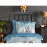 Good Morning - Safe - Dekbedovertrek - Blue - Flanel