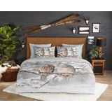 Good Morning - Dekbedovertrek - Meerkleurig - Katoen/Flanel - Dieren, Natuur