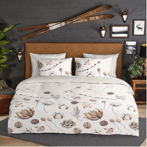 Good Morning - Mirre Dekbedovertrek - Sand - 100% Flanel - 2-Persoons