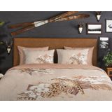 Good Morning - Chevy - Dekbedovertrek - Meerkleurig - Katoen-Flanel - Eenpersoons 140x200 cm