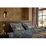 Dekbedovertrek Kane - Meerkleurig - Microvezel - Dessin: Bloemen, Dieren